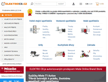 Tablet Screenshot of elektrocb.cz